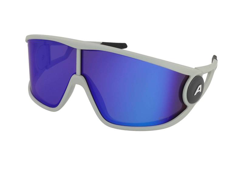 Ochelari de soare Alpina Legend Q-Lite Smoke Grey Matt/Blue Mirror