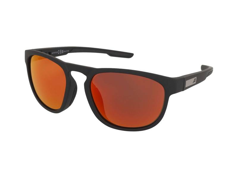 Ochelari de soare Alpina Rift Black Matt/Red Mirror