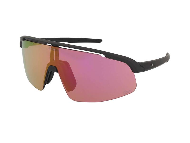 Ochelari de soare Alpina Turbo Pro S Q-Lite Black Metallic Matt/Pink Mirror