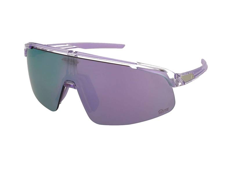 Ochelari de soare Alpina Turbo Pro S Q-Lite Lilac Transparent Gloss/Purple Mirror