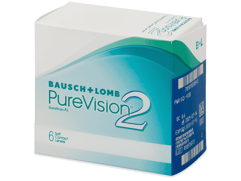 ヘルケア2個 Lentile de contact PureVision 2 (6 lentile) - Videt