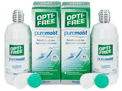 Soluție OPTI-FREE PureMoist 2x300 ml - Produsul este disponibil și în acest pachet