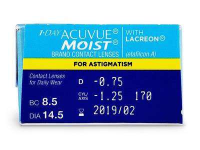 1 Day Acuvue Moist for Astigmatism (30 lentile) - Design-ul vechi