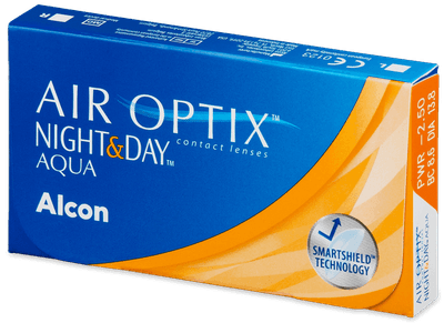 Air Optix Night and Day Aqua (3 lentile) - Lentile de contact lunare